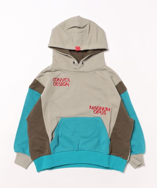 CONVEX パーカー バイカラー / BIGパーカー キッズ 子供服 男の子