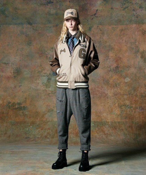 glamb（グラム） スラックス Out of Society Tweed Slacks / アウト