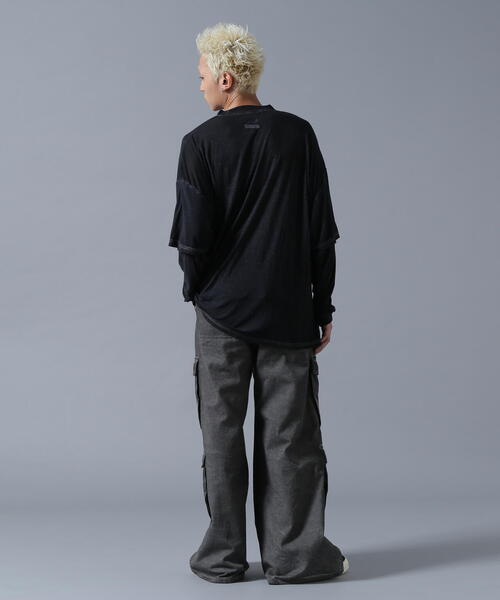 tシャツ DankeSchon/ダンケシェーン/OPAL FAKE LAYER LST レディース メンズ L.H.P tシャツ DankeSchon/ダンケシェーン/OPAL FAKE LAYER LST
