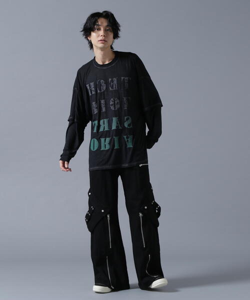 tシャツ DankeSchon/ダンケシェーン/OPAL FAKE LAYER LST レディース メンズ L.H.P tシャツ DankeSchon/ダンケシェーン/OPAL FAKE LAYER LST