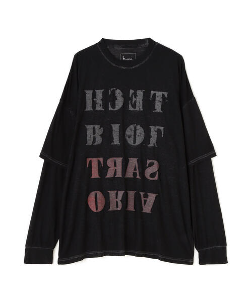 tシャツ DankeSchon/ダンケシェーン/OPAL FAKE LAYER LST レディース メンズ