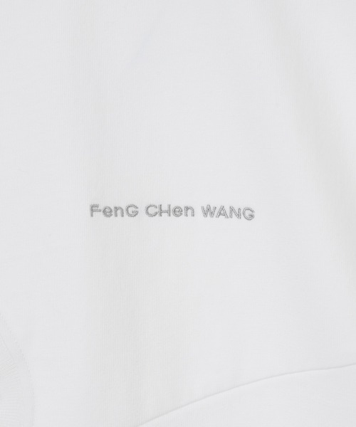 tシャツ Feng Chen Wang PANELLED COLLAR T-SHIRT FF12TSH713B レディース Feng Chen Wang tシャツ PANELLED COLLAR T-SHIRT FF12TSH713B