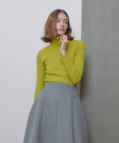 allureville / アルアバイル 2WAYネックリブタートル 2WAYネックリブタートル|allureville OFFICIAL SITE / ONLINE