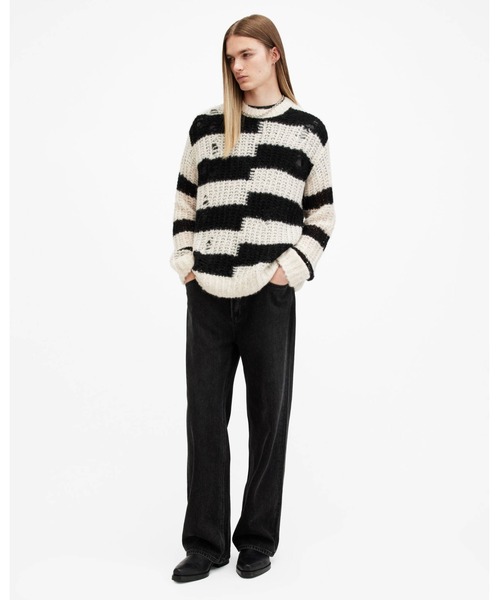 ALLSAINTS（オールセインツ） セーター ニット PIP STRIPED OVERSIZED