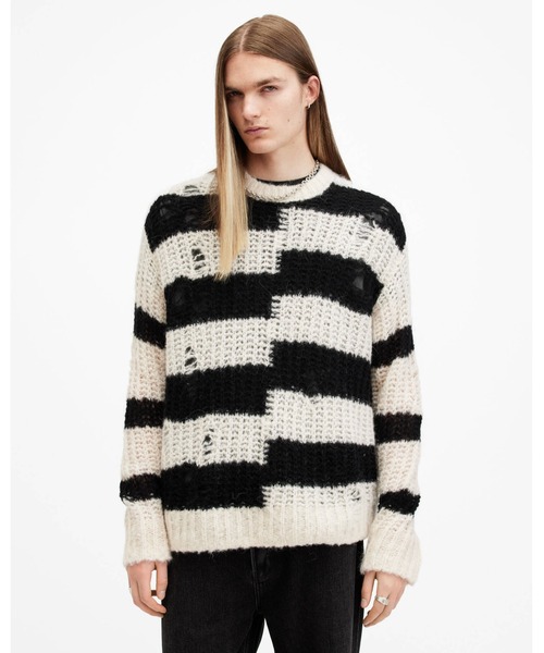 ALLSAINTS（オールセインツ） セーター ニット PIP STRIPED OVERSIZED