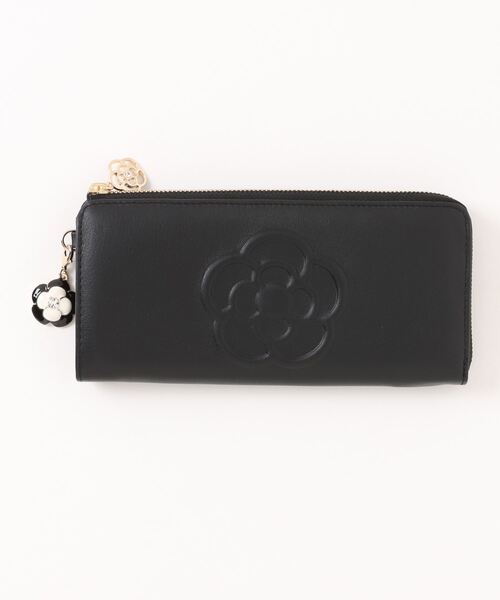箱付き　新品　CLATHAS クレイサス　長財布 黒　カメリア 楽天市場】【全品10倍☆9/19(金)0時迄】クレイサス 長財布 L字
