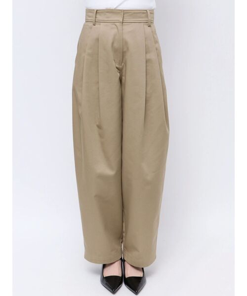 ELENDEEK パンツ チノバレルパンツ レディース : ZOZOTOWN Yahoo