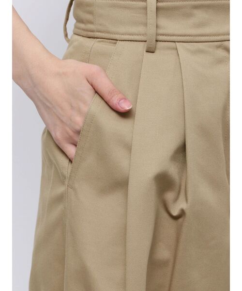 ELENDEEK エレンディク フロントスリットバレルパンツ　01 セール】チノバレルパンツ（その他パンツ）｜ELENDEEK（エレン