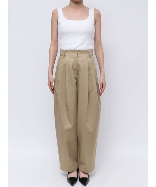 ELENDEEK パンツ チノバレルパンツ レディース : ZOZOTOWN Yahoo