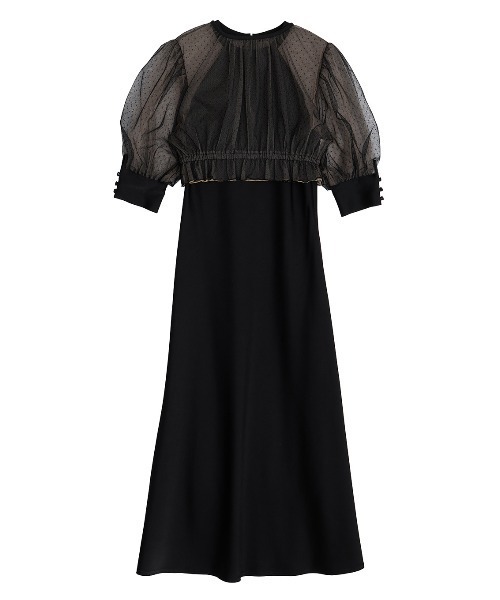 DOT TULLE SET FLARE DRESS　Мサイズ新品 Ameri（アメリ） ドレス DOT TULLE SET FLARE DRESS : ZOZOTOWN Yahoo