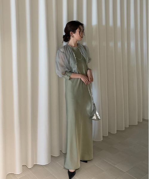 Ameri（アメリ） ドレス DOT TULLE SET FLARE DRESS : ZOZOTOWN Yahoo