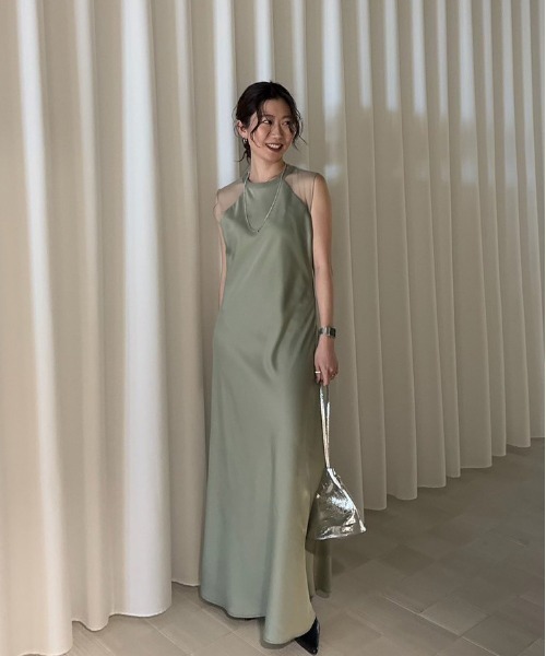 Ameri（アメリ） ドレス DOT TULLE SET FLARE DRESS : ZOZOTOWN Yahoo