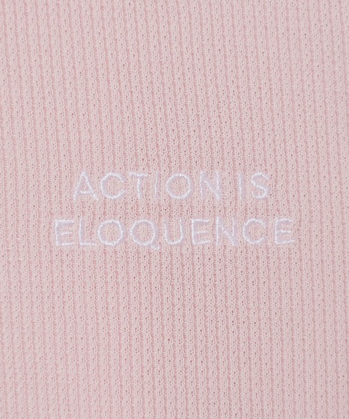 tシャツ 袖ラインワッフルゆるＴ レディース | Honeys | 21