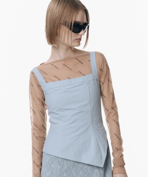 トップス JOSEMOON JOSE MOON tシャツ SHEER MONOGRAM TOPS/シアーモノグラム