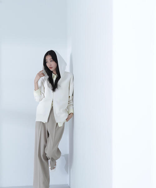 NATURAL BEAUTY BASIC パーカー ダンボールフォルムジップ