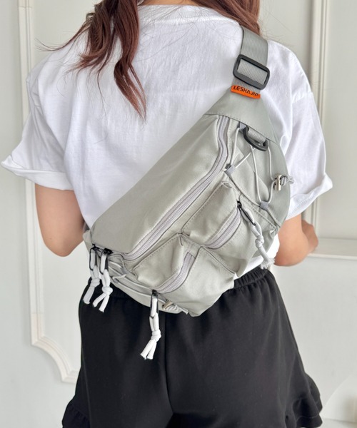 SOLLON.（ソルロン） ウエストポーチ ウエストバッグ ダブルポケット