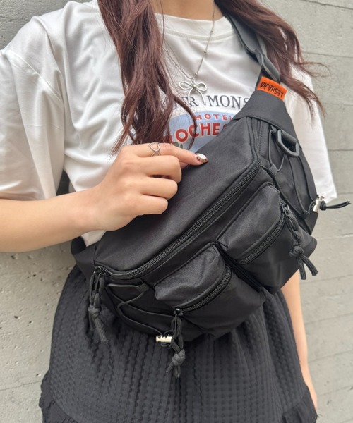 SOLLON.（ソルロン） ウエストポーチ ウエストバッグ ダブルポケット