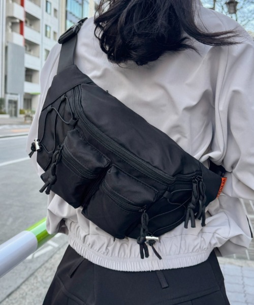SOLLON.（ソルロン） ウエストポーチ ウエストバッグ ダブルポケット