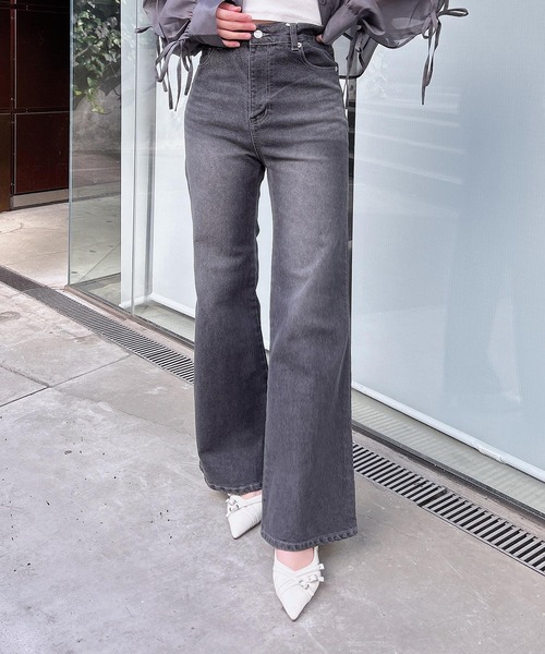 INGNI（イング） ジーンズ デニム デニムパンツ フレアデニムパンツ／A