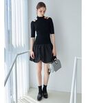 ワンピース バルーンドッキングミニニットワンピースの詳細画像2