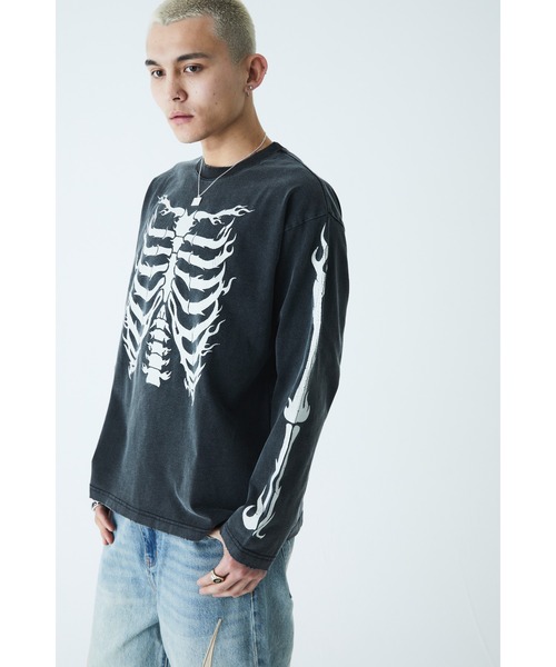 SUPPLIER tシャツ ティーシャツ｜Fire Bones Long Sleeve Tee