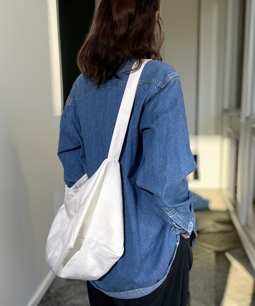 ショルダーバッグ バッグ キャンバス ショルダーバッグ 軽量 撥水 ミニマリスト アジャスターベルト ユニセックス レディース メンズ | Candlestick | 17