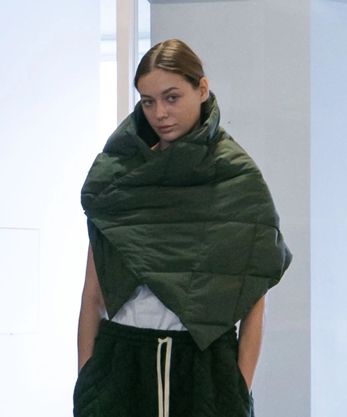 【21AW my beautiful landlet ダウンビッグストール】 21AW my beautiful landlet ダウンビッグストール】 - メルカリ