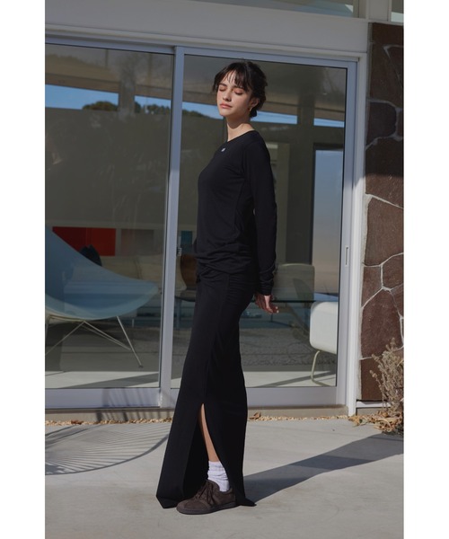 ALEXIA STAM tシャツ Wellness Crew Neck Long Sleeve Tee