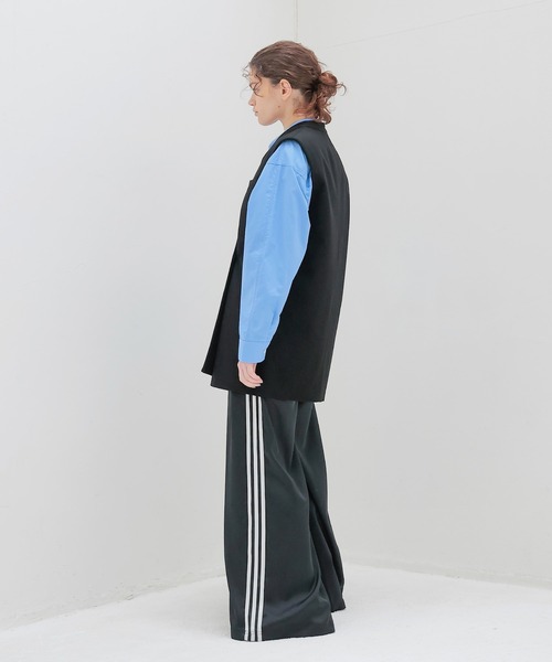 ベスト ジレ side slit asymmetry vest(サイドスリットアシンメトリーベスト) レディース DRESSLAVE ベスト ジレ side slit asymmetry vest(サイド