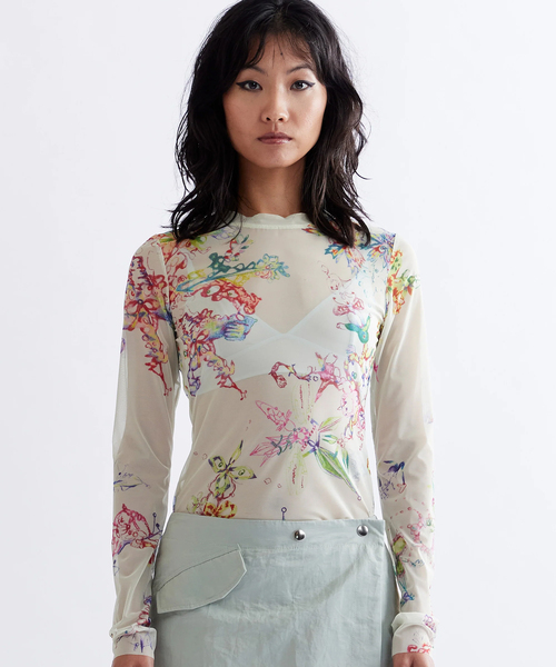 tシャツ 「P.A.M/パム」FRACTAL MESH TOP - COCO STAR 3835-AOP レディース