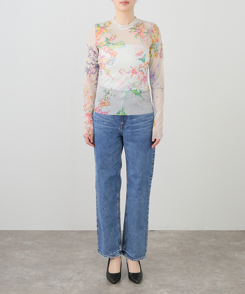 tシャツ 「P.A.M/パム」FRACTAL MESH TOP - COCO STAR 3835-AOP レディース P.A.M. tシャツ 「P.A.M/パム」FRACTAL MESH TOP - COCO STAR