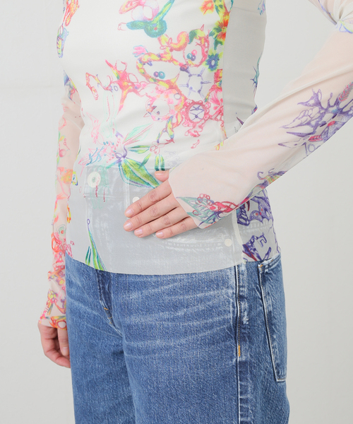 P.A.M. tシャツ 「P.A.M/パム」FRACTAL MESH TOP - COCO STAR