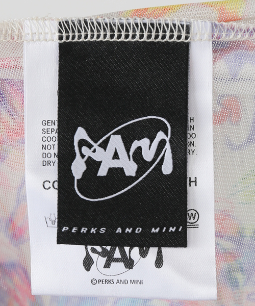 tシャツ 「P.A.M/パム」FRACTAL MESH TOP - COCO STAR 3835-AOP レディース P.A.M. tシャツ 「P.A.M/パム」FRACTAL MESH TOP - COCO STAR