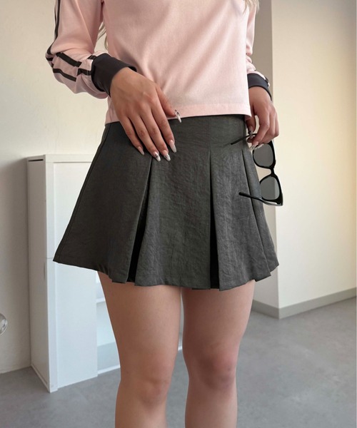 sedacle girl（セダクルガール） スカート ワイドプリーツミニスカート