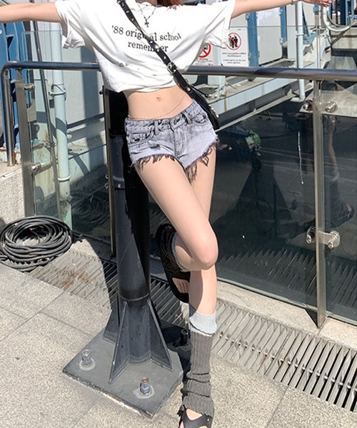meJane（ミージェーン） ジーンズ デニム デニムパンツ クラッシュ
