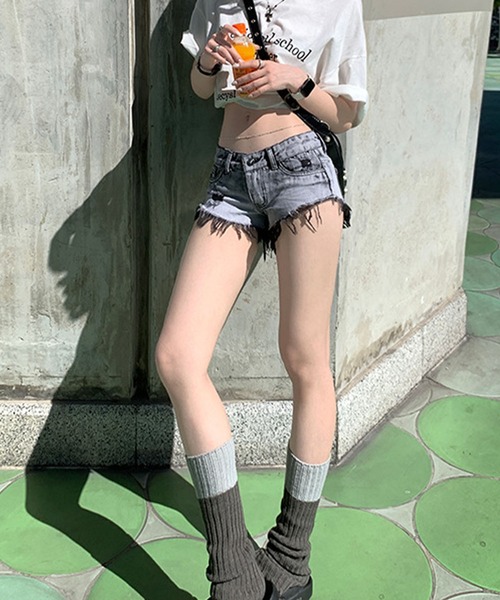 クラッシュデニムショートパンツ Amazon.co.jp: ショートパンツ ホットパンツ ショート