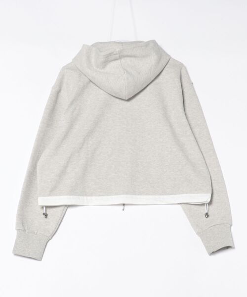 パーカー サカリバダブルZipショートフーディー レディース marai パーカー サカリバダブルZipショートフーディー