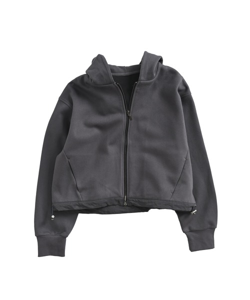 パーカー サカリバダブルZipショートフーディー レディース marai パーカー サカリバダブルZipショートフーディー