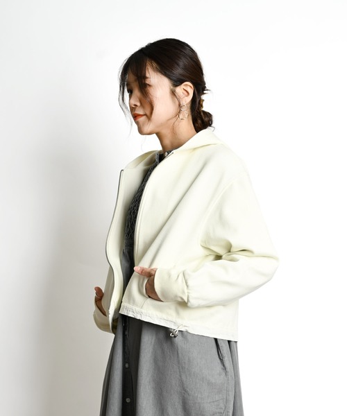 marai パーカー サカリバダブルZipショートフーディー