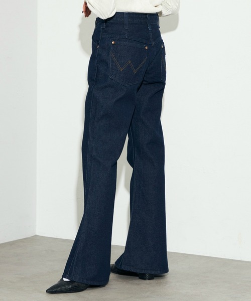 70s ラングラー Wrangler インディゴ ベルボトム デニム ジーンズ 60s USA製 WRANGLER 11MWZ INDIGO DENIM BELL-TAG OLD VINTAGE