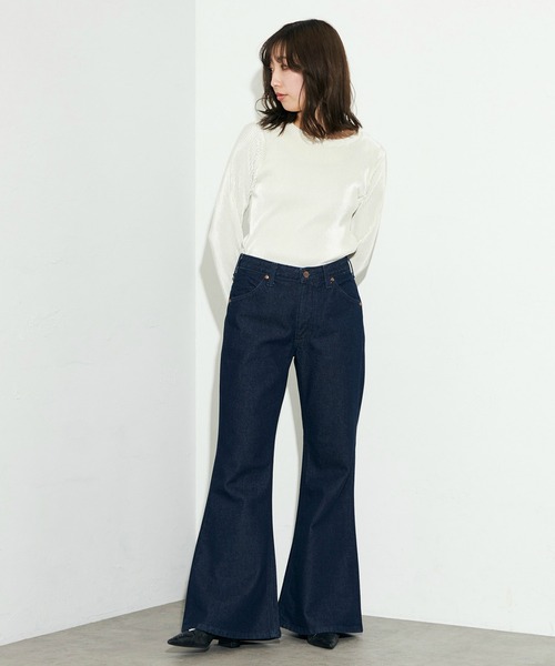 y2k Wrangler ベルボトム　フレア　デニム wrangler デニム パンツ フレア ベルボトム ラングラー 90s 00s