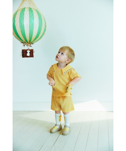 セットアップ　6-7y セットアップ 「セットアップ」ロディチェックトップス＆パンツ