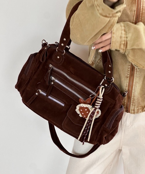 Sibra（シブラ） ショルダーバッグ バッグ 2wayレザーテイストポケット