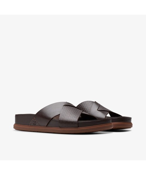 CLARKS サンダル レザービーチサンダル トレック ブラウン 71C6S2uq5NL._UY300_.jpg