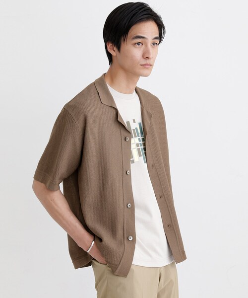 TAKEO KIKUCHI（タケオキクチ） カーディガン ニットシャツ
