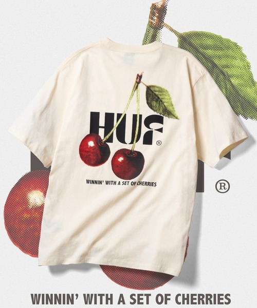 HUF（ハフ） tシャツ SET OF CHERRIES TEE メンズ レディース