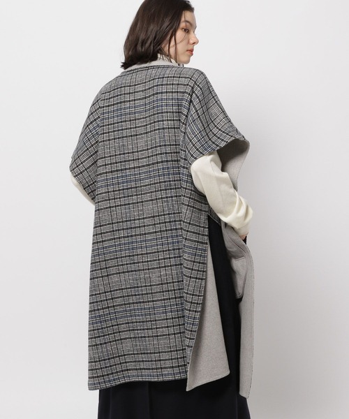 「niko and...」 ポンチョ LARGE ネイビー レディース niko and... - Niko and… BIGサイズアミアミニットプルオーバー 新品タグ付きの通販 by み助@'s ｜ニコアンドならラクマ