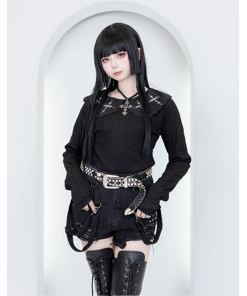 ililil tシャツ 「ililil/イルイルイル」「地雷ちゃんのクロス