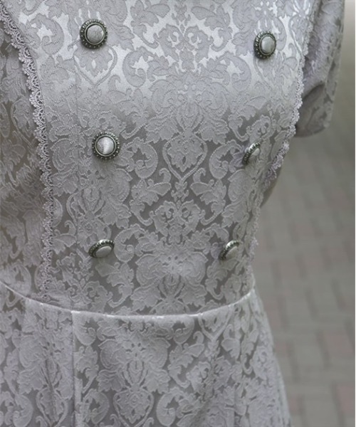 axes femme（アクシーズ ファム） ワンピース スクエアネックジャ