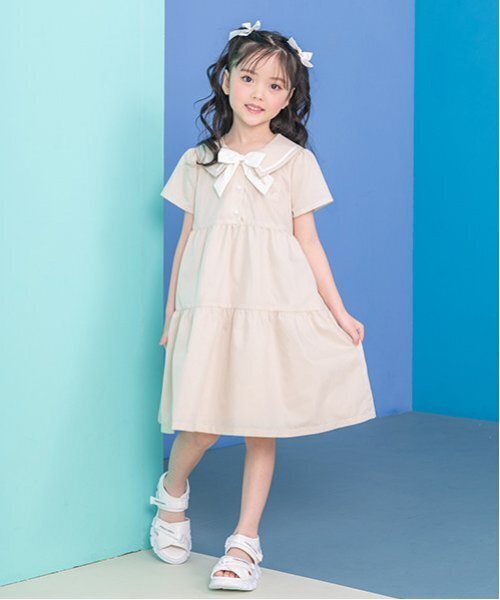 【mezzo piano】140㎝セーラーワンピース mezzo piano ワンピース セーラーワンピース キッズ 子供服